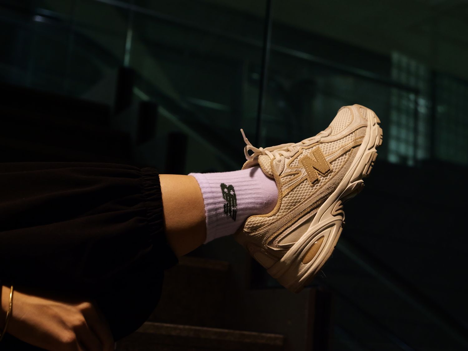 Sneaker von der Seite